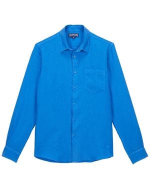 Vilebrequin Linen Shirt - Blue