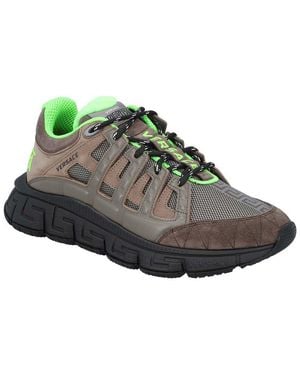Versace Polyester Trigreca Trainer (Authentic Pre-Loved) - Green