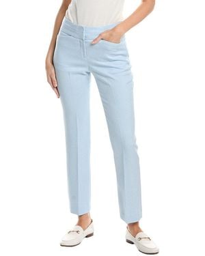 Tahari Petite Twill Pant - Blue