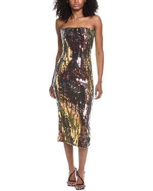 Ramy Brook Oz Midi Cocktail Dress - Black