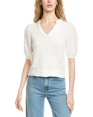 Michael Stars Gemma Puff Sleeve Top - White