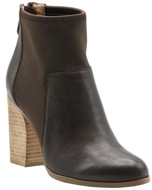 Adrienne Vittadini Ratti Leather Bootie - Black