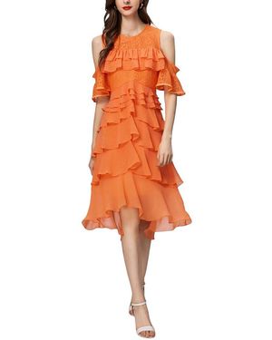 BURRYCO Brc By Midi Dress - Orange