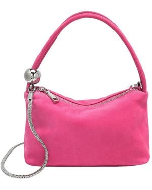 Tiffany & Fred Paris Tiffany And Fred Paris Mini Suede Leather Shoulder Bag - Pink
