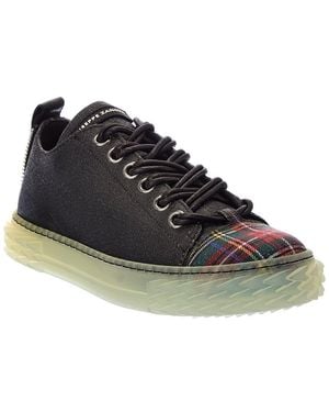Giuseppe Zanotti Blabber Leather Trainer - Black