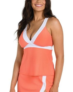 24th & Ocean Santorini Tankini Top - Red