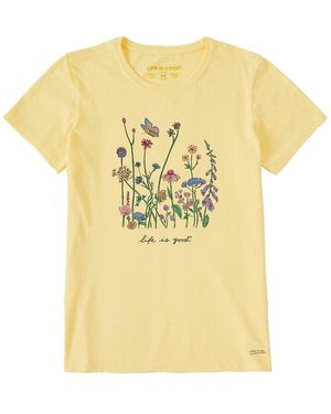 Life Is Good. Crusher Lite T-Shirt - Yellow