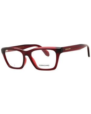 Ferragamo 53Mm Optical Frames - Brown