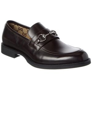Gucci Horsebit Leather Loafer - Black