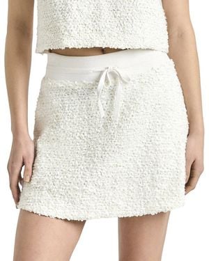 10 Crosby Derek Lam Mara Boucle Knit Skirt - White