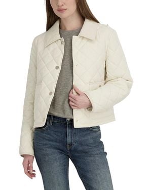 Tahari Haly Short Quilted Jacket - Natural
