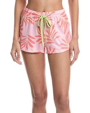 Pj Salvage Electric Summer Lounge Short - Pink