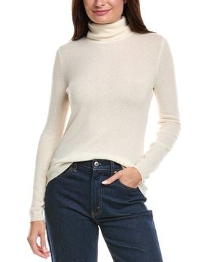 Forte Turtleneck Cashmere Jumper - White