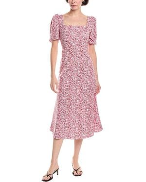 Madison Miles Midi Dress - Pink