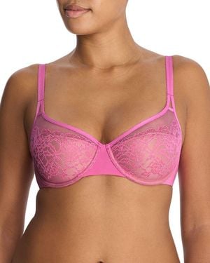 Natori Graceful Full Fit Balconette Contour Underwire Bra - Pink