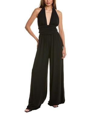 Michael Kors Cross Halter Jumpsuit - Black
