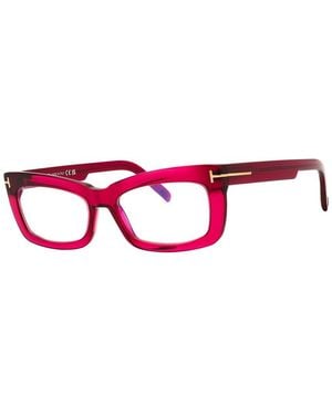 Tom Ford 55Mm Optical Frames - Red