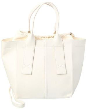 Agl Attilio Giusti Leombruni Trecy Leather Tote - Natural