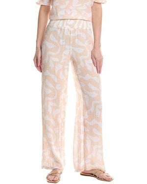 Michael Stars Susie High-Rise Wide Leg Pant - Pink