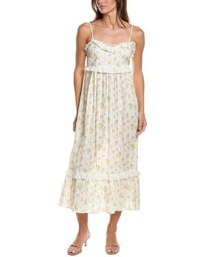 Walter Baker Carla Midi Dress - Natural