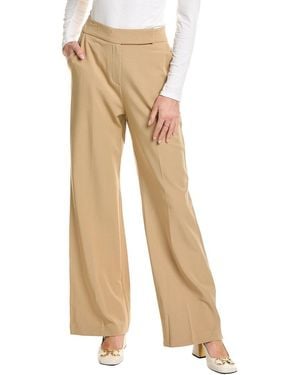 Theo the Label Gaia Wide Leg Pant - Natural