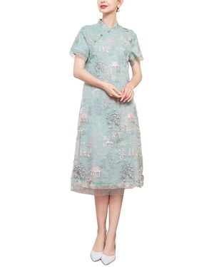 Lanelle Midi Dress - Blue