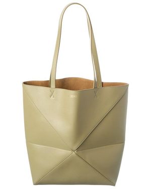 Loewe Leather Tote - White