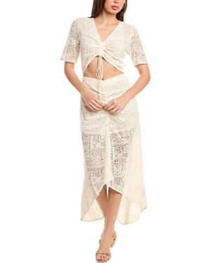 Maje Midi Dress - Natural