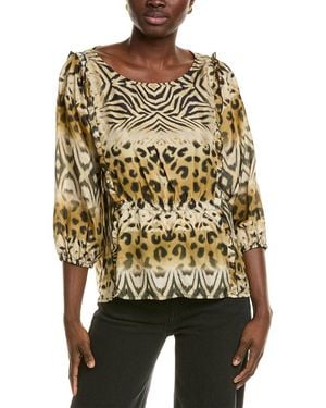 Johnny Was Aisha Silk Blouse - Natural