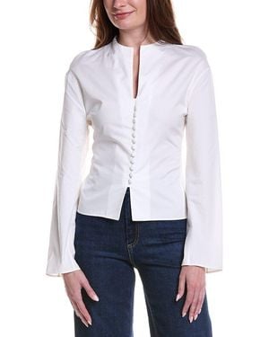 FFORME Yancy Cropped Tailcoat Jacket - White