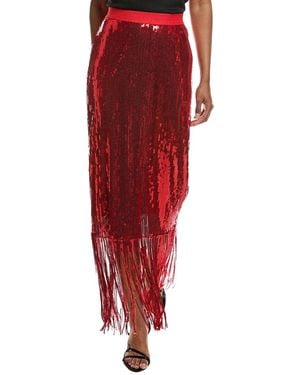 Ichi Ihmollia Sequin Skirt - Red