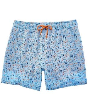 Robert Graham Beach Days Swim Short - Blue