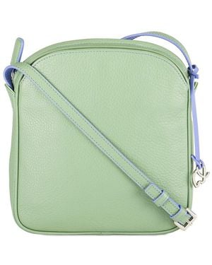 Mywalit Medium Leather Shoulder Bag - Green