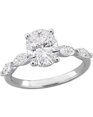 Rina Limor 2.56 Ct. Tw. Created Moissanite Engagement Ring - White