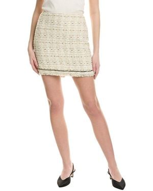 Cinq À Sept Doris Wool-blend Skirt - Natural