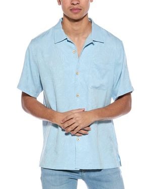 Tommy Bahama Tropic Isles Silk Camp Shirt - Blue