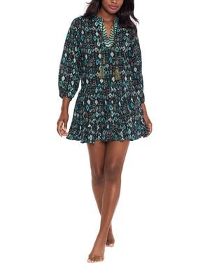 Miraclesuit Bijoux Cover-Up Beach Dress - Blue