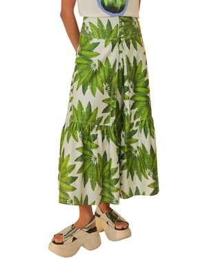 FARM Rio Maxi Skirt - Green
