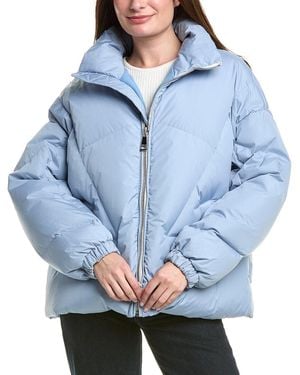Khrisjoy Moon Wool & Cashmere-Blend Lined Puffer Vest - Blue