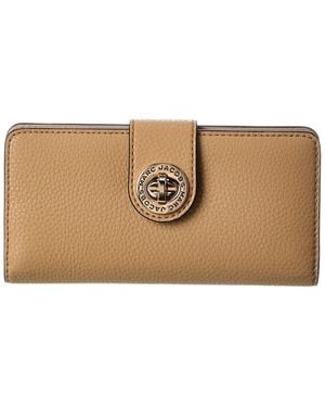 Marc Jacobs Leather Slim Wallet - Brown