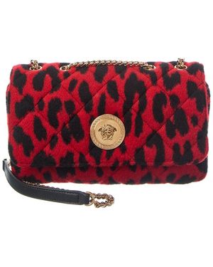 Versace Medusa Quilted Shoulder Bag - Red