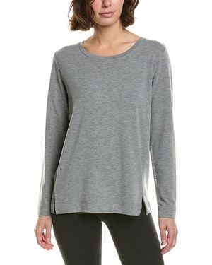 Hue Heather Basic Lounge T-Shirt - Gray