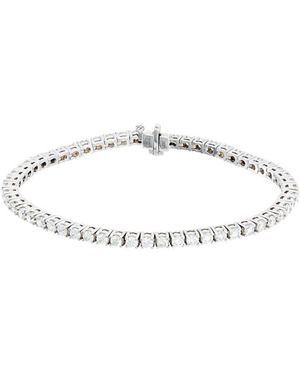 Diana M. Jewels 18k 4.70 Ct. Tw. Diamond Tennis Bracelet - Metallic