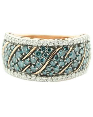 Suzy Levian 14k Rose Gold 1.62 Ct. Tw. Diamond Ring - Green