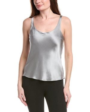 Natori Allure Silk Tank Top - Grey