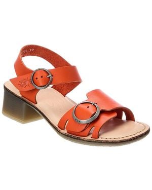 Fly London Leather Sandal - Pink