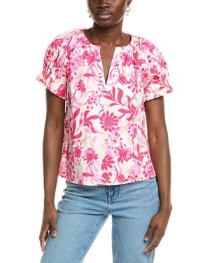 Nicole Miller Woven Shirt - Red