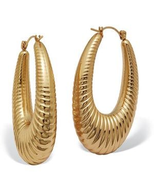 Palmbeach Jewelry Plated Stainless Steel Earring - Metallic