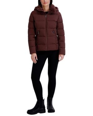 Kenneth Cole Short Puffer Jacket - Red