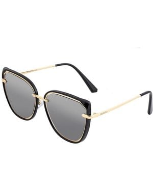 Bertha Rylee 58Mm Polarized Sunglasses - Metallic